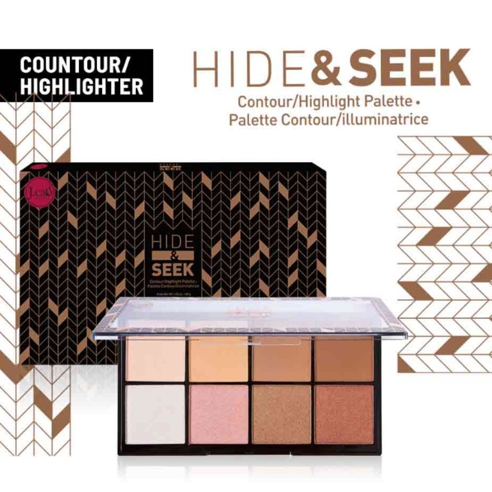 J.Cat Beauty Hide & Seek Counter and Highlight Palette NWOT